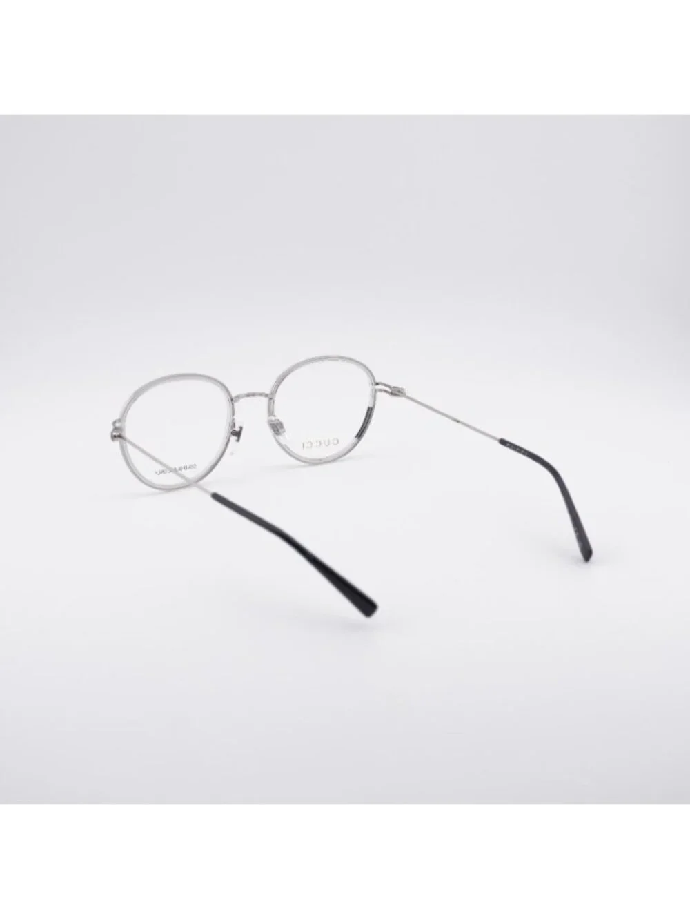 Gucci GG1851O 003 Eyeglasses Grey / Silver 50mm Square Frame